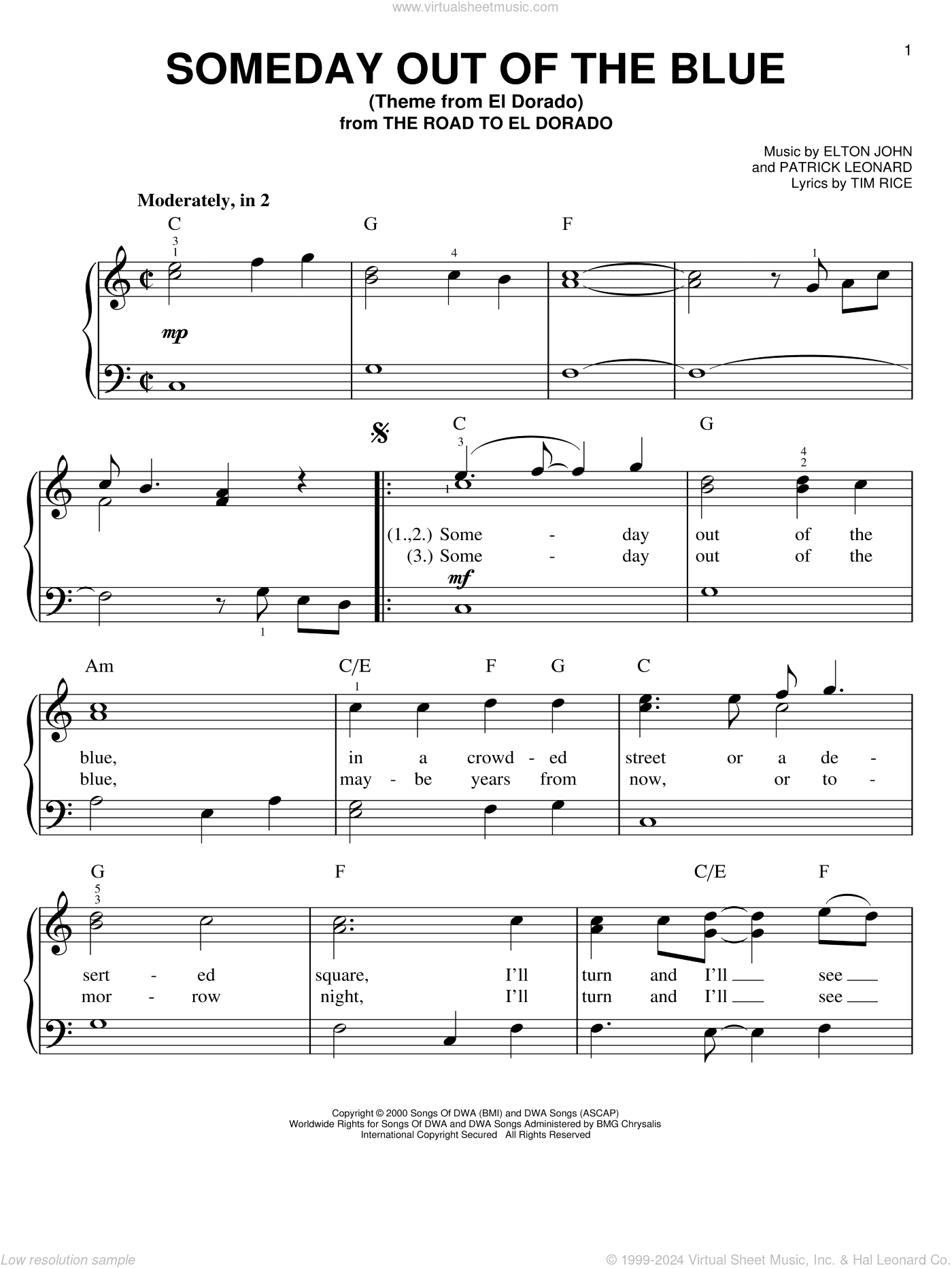 Someday Out Of The Blue (Theme from El Dorado)