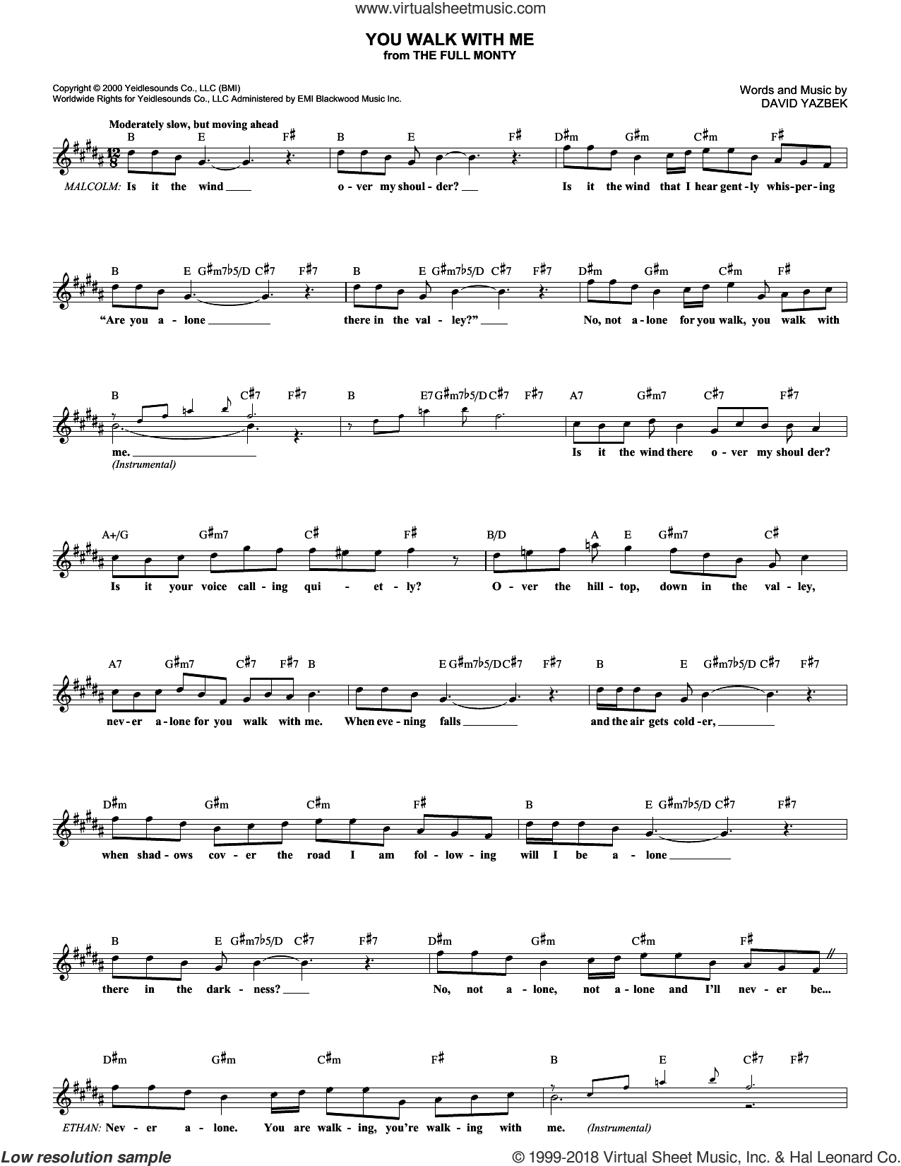 You Walk With Me (from The Full Monty)