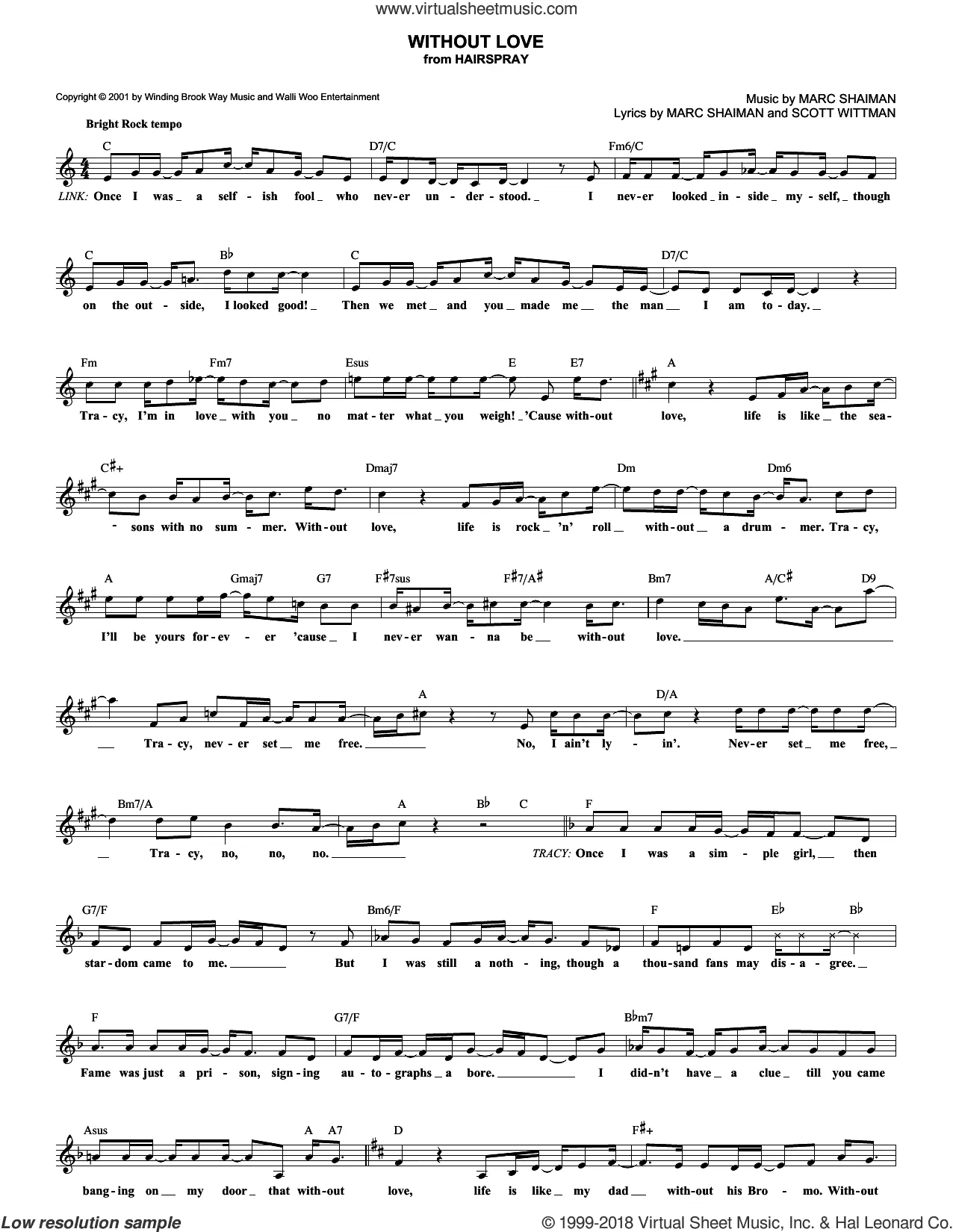 Without Love (from Hairspray)