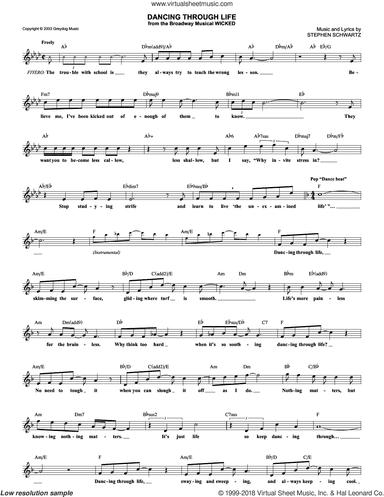 Dancing Through Life (from Wicked)