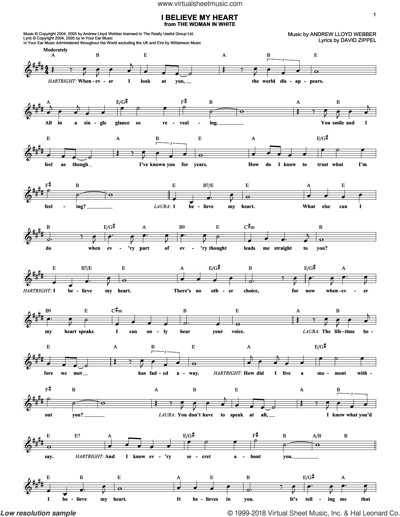 I Believe My Heart (from The Woman In White)