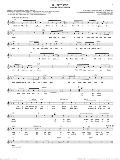 I'll Be There (from The Pirate Queen)