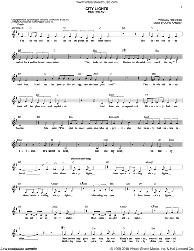 City Lights (from The Act)