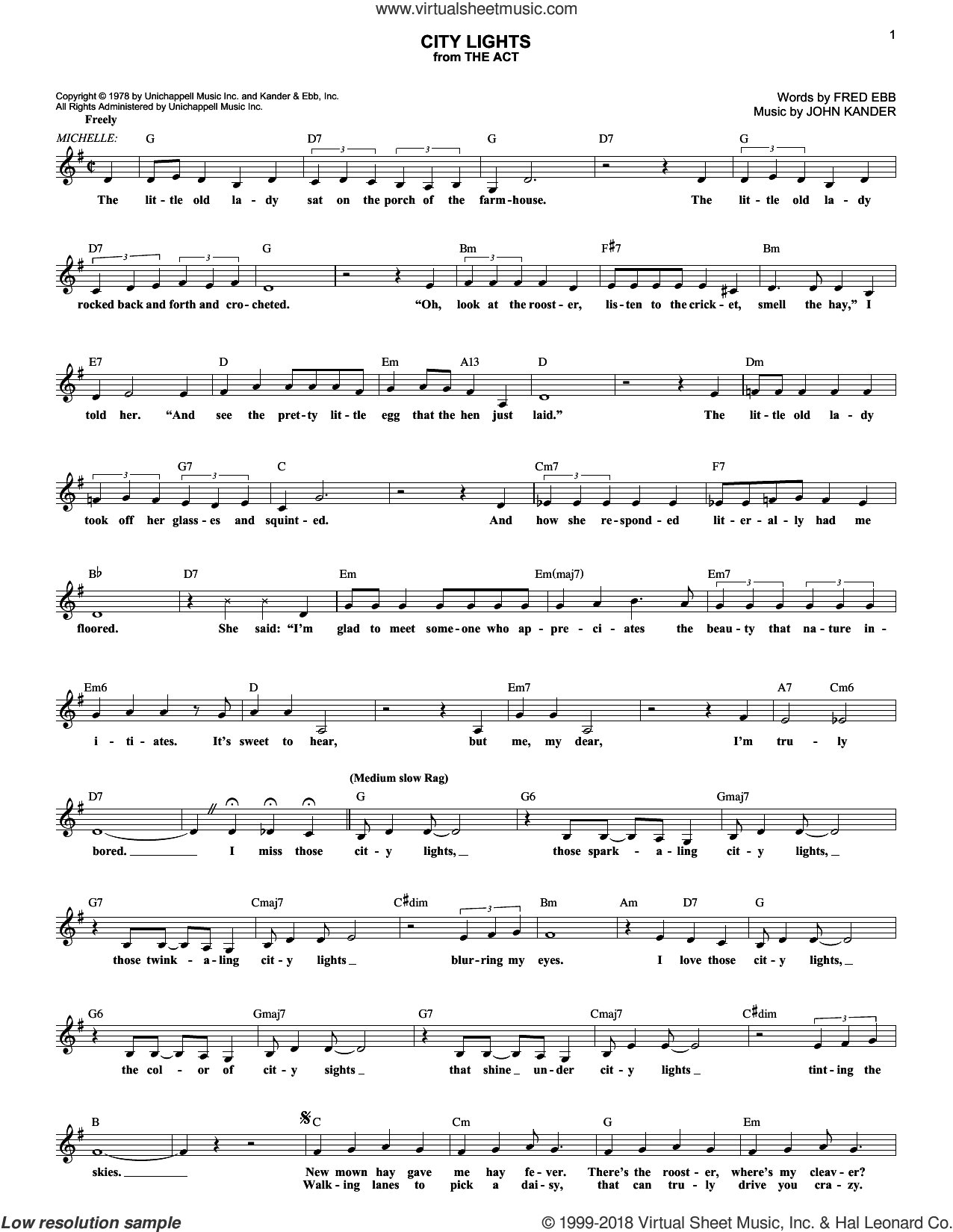 City Lights (from The Act)