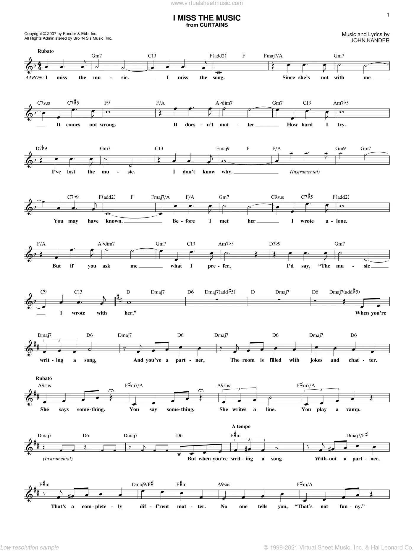 I Miss The Music