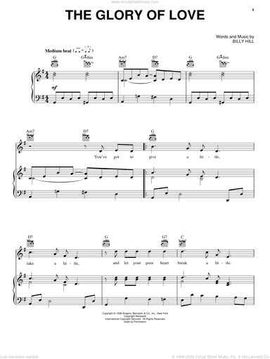 The Glory Of Love