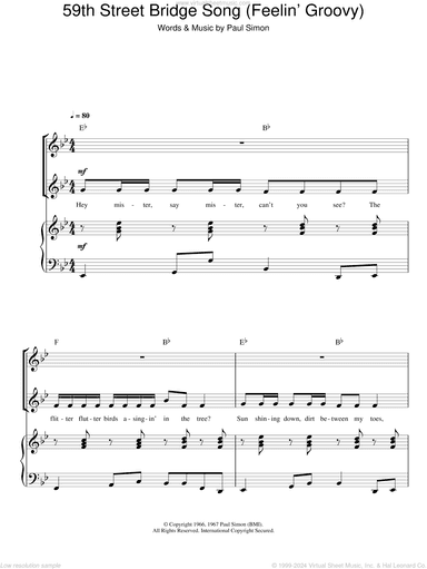 The 59th Street Bridge Song (Feelin' Groovy) (arr. Rick Hein)