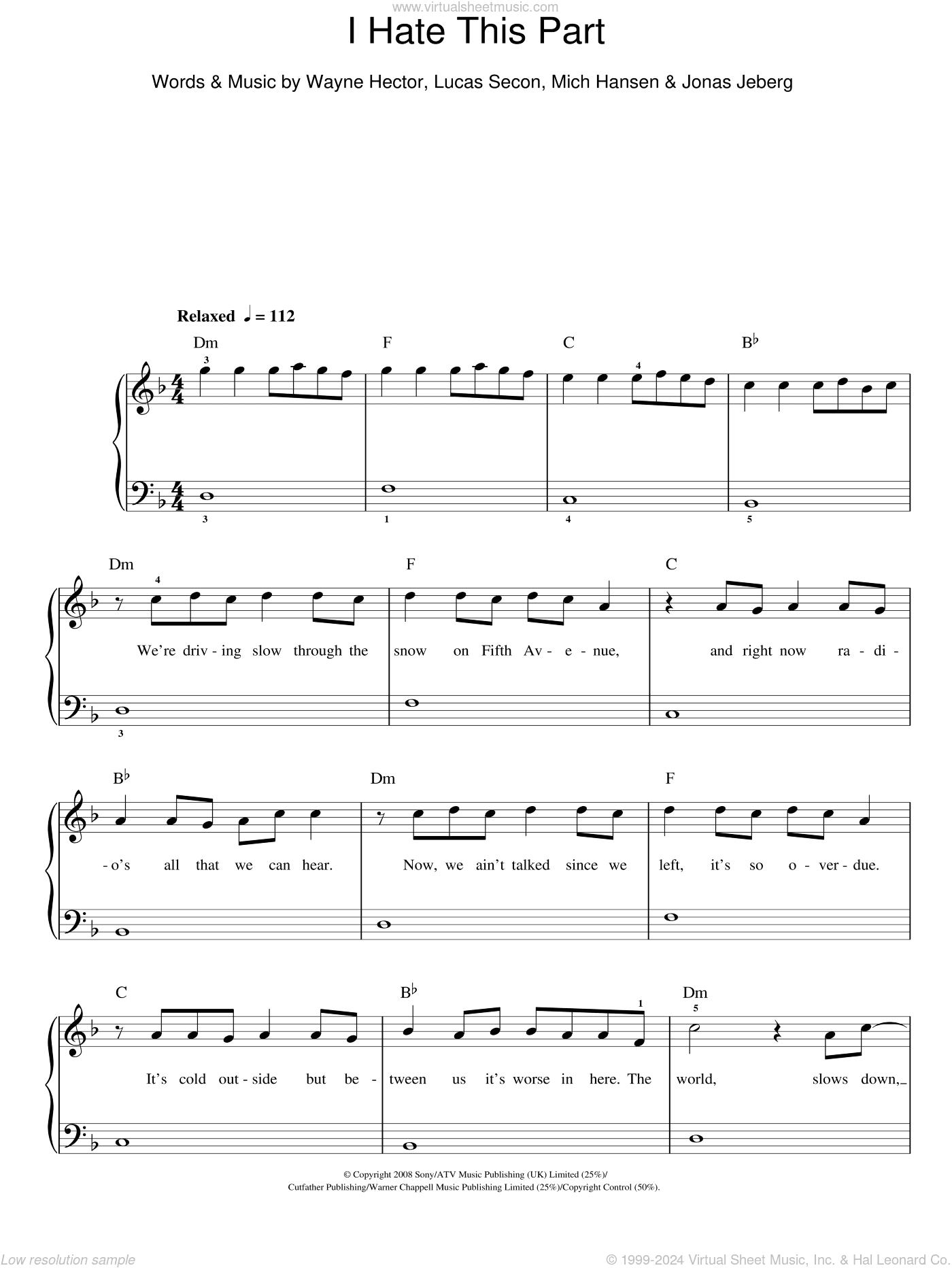 I Hate This Part