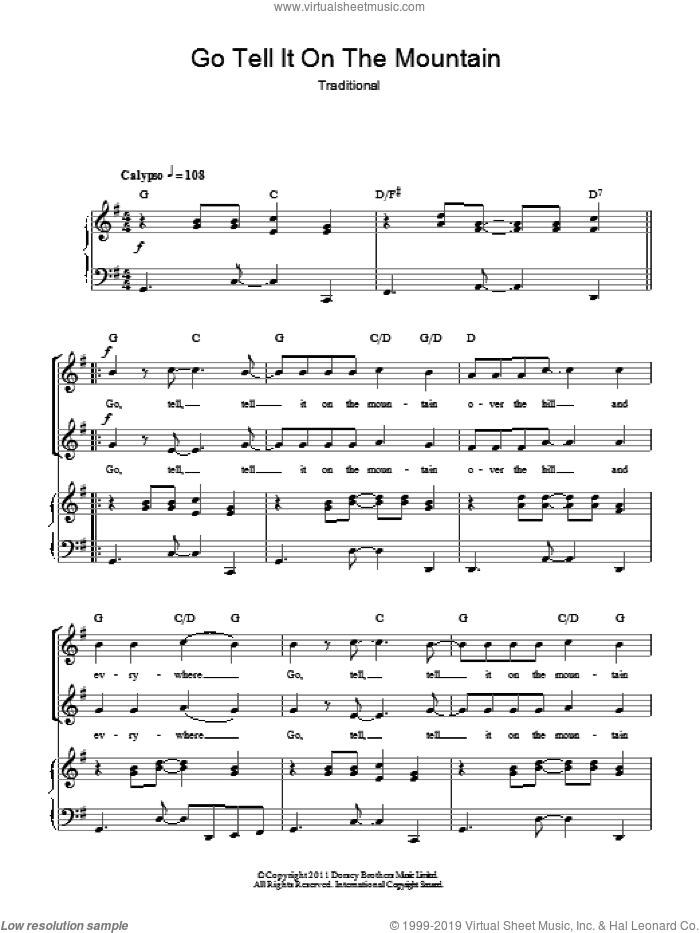 Go Tell It On The Mountain (arr. Rick Hein)