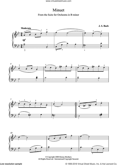 Minuet (from Orchestral Suite No. 2 in B Minor)