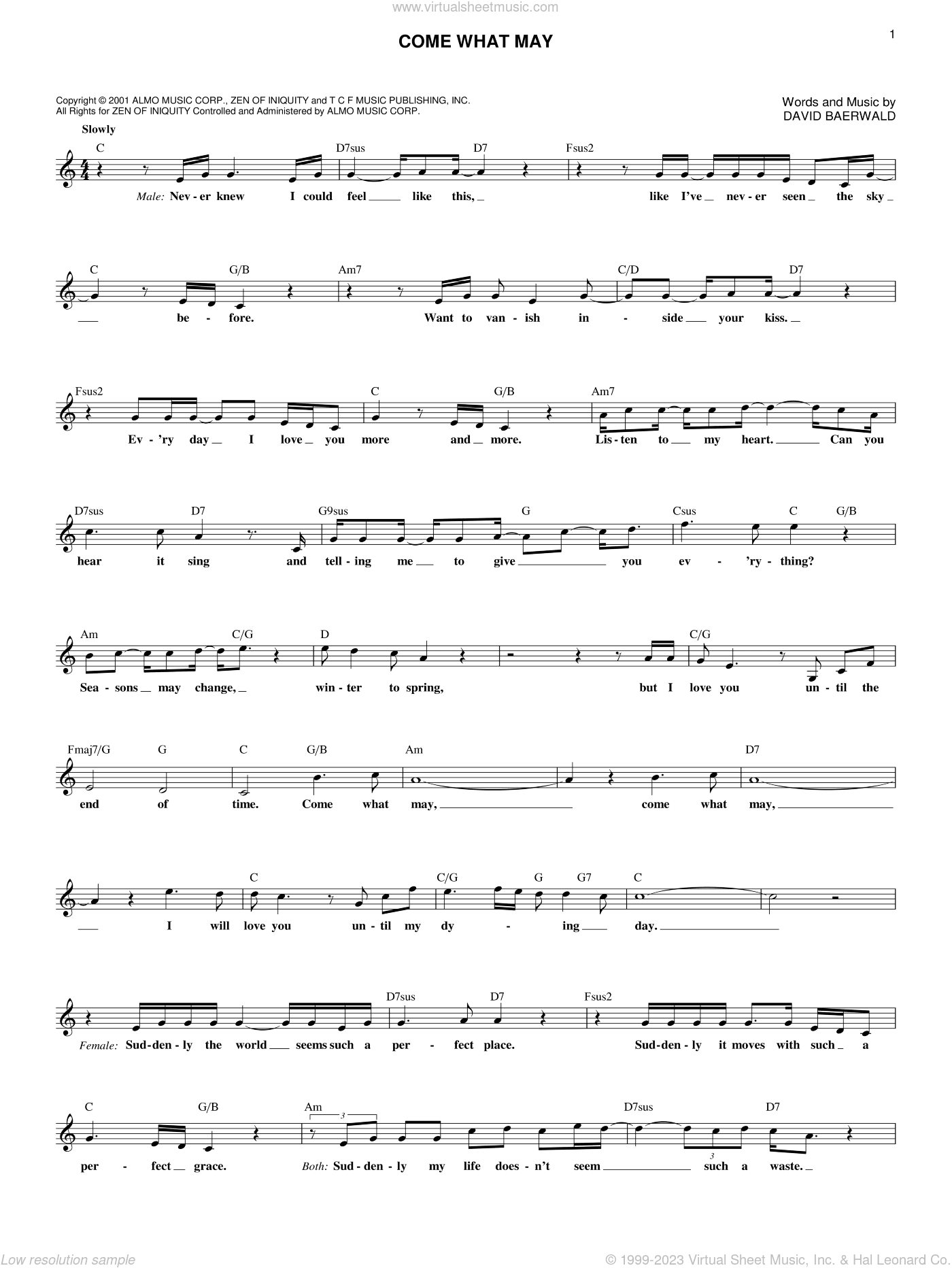 Come What May (from Moulin Rouge)