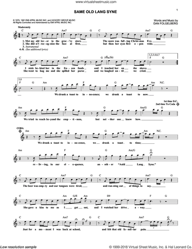 Same Old Lang Syne