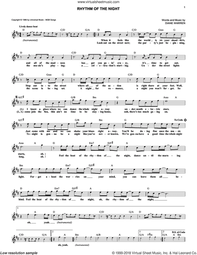 Rhythm Of The Night