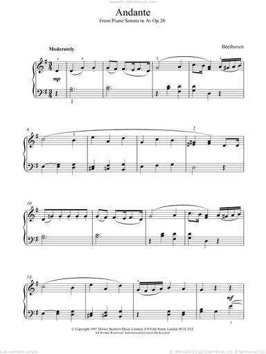 Andante Sonata Op.26