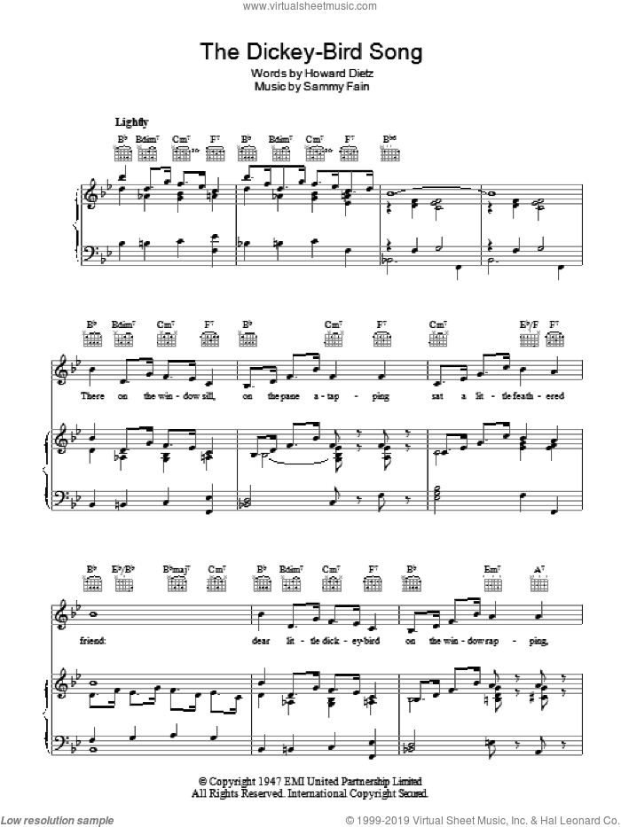 The Dickey-Bird Song