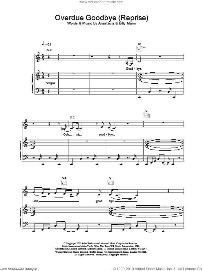 Overdue Goodbye (Reprise)