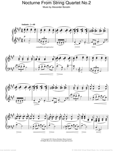 Nocturne From String Quartet No.2