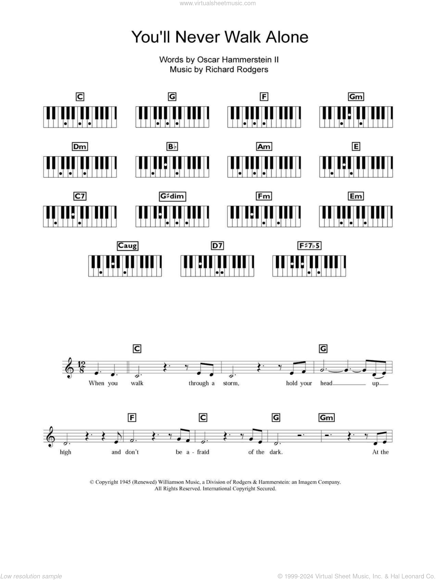 You'll Never Walk Alone (from Carousel)