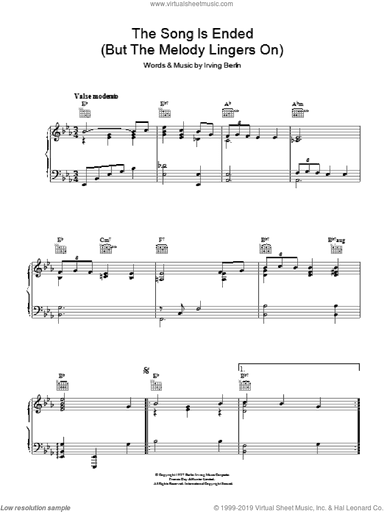 The Song Is Ended (But The Melody Lingers On)