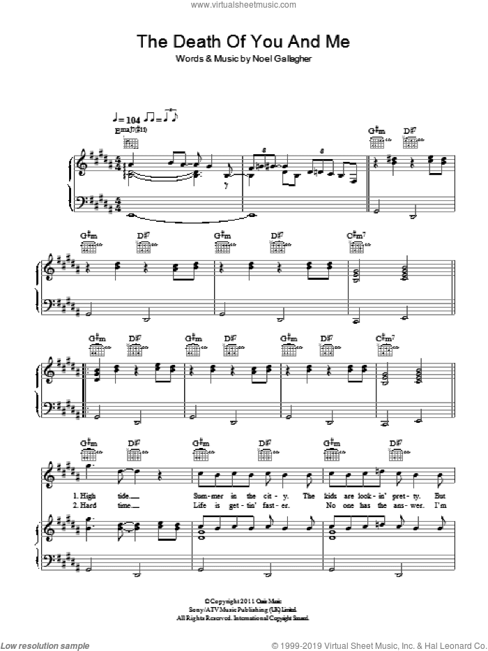 The Death Of You And Me
