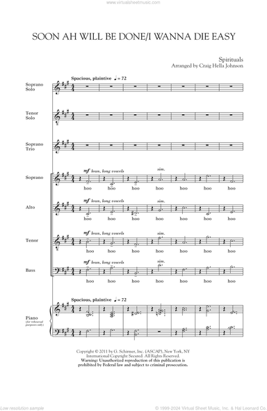 Soon Ah Will Be Done / I Want To Die Easy