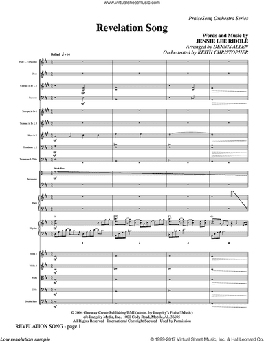 Revelation Song (complete set of parts)