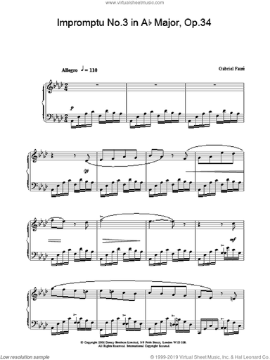 Impromptu No.3 in Ab Major, Op.34