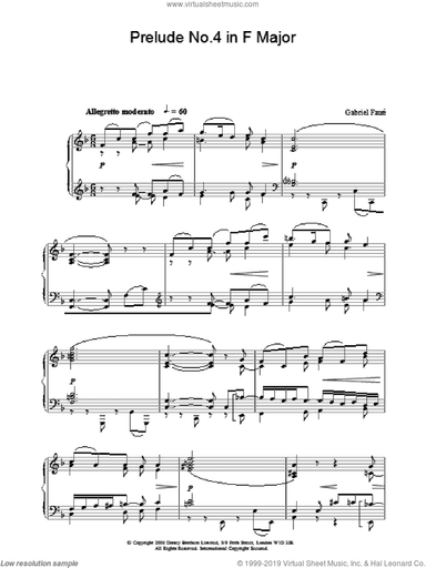 Prelude No.4 in F Major