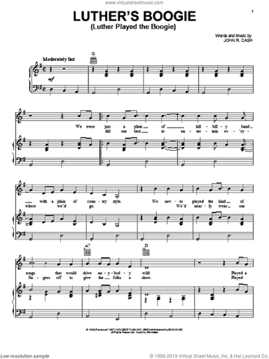 Luther's Boogie (Luther Played The Boogie)