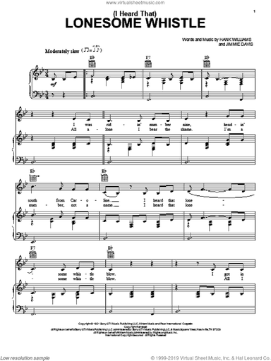 (I Heard That) Lonesome Whistle