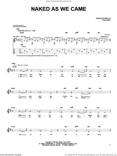 Naked As We Came
