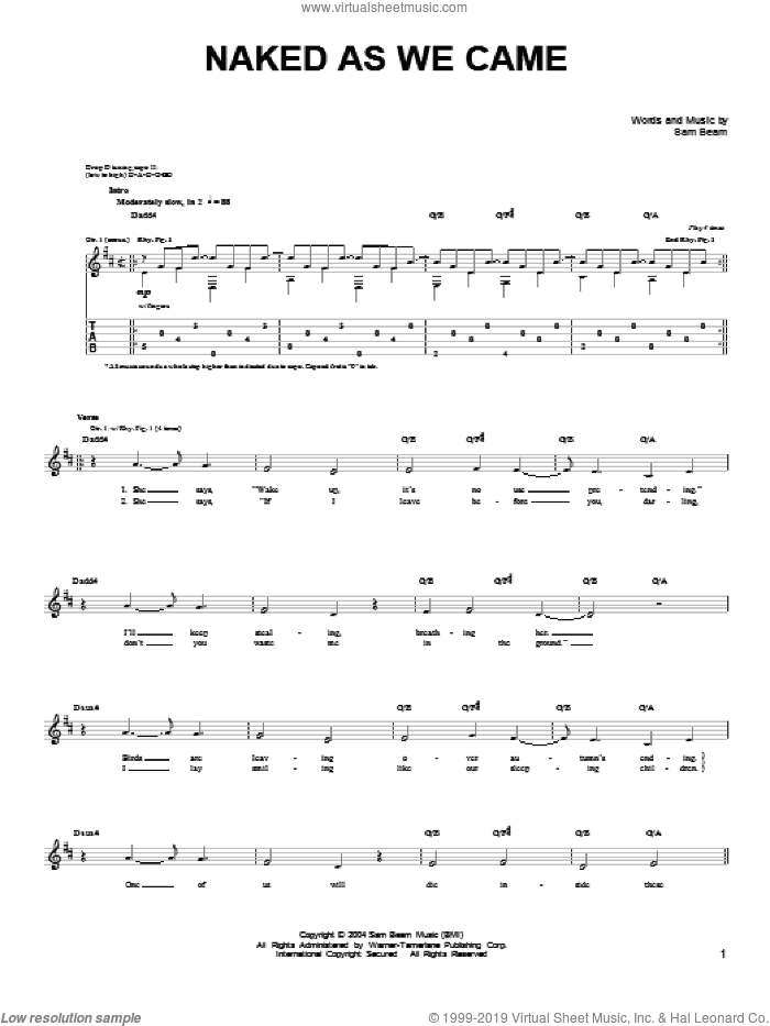 Naked As We Came