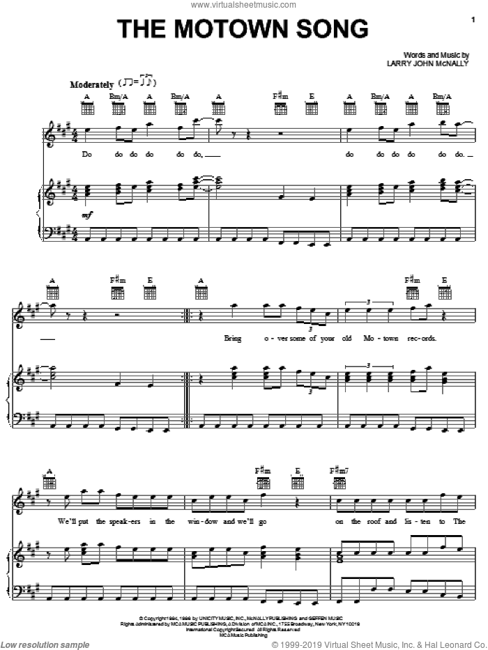 The Motown Song