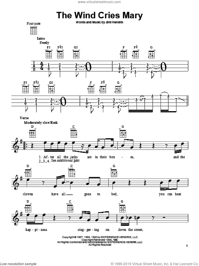 The Wind Cries Mary