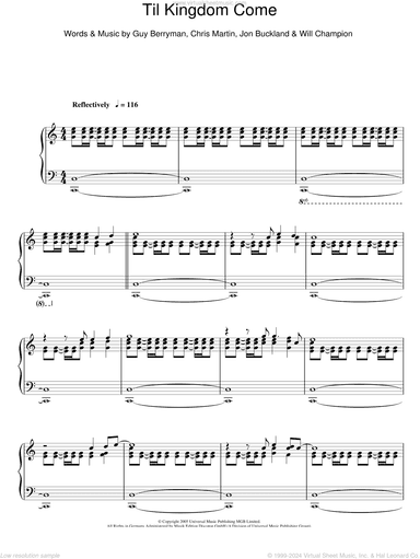 Til Kingdom Come, (intermediate)