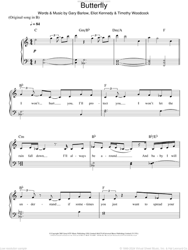 Butterfly, (easy)