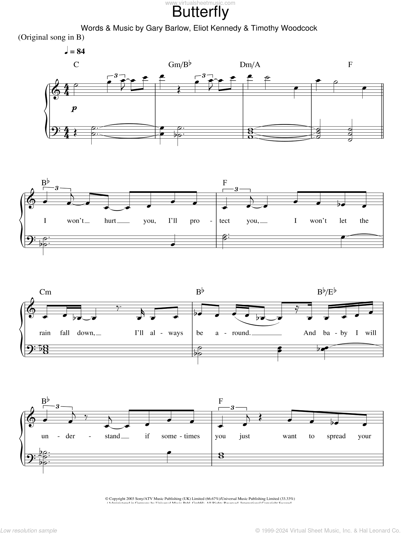 Butterfly, (easy)