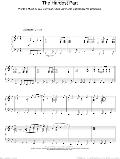 The Hardest Part, (intermediate)