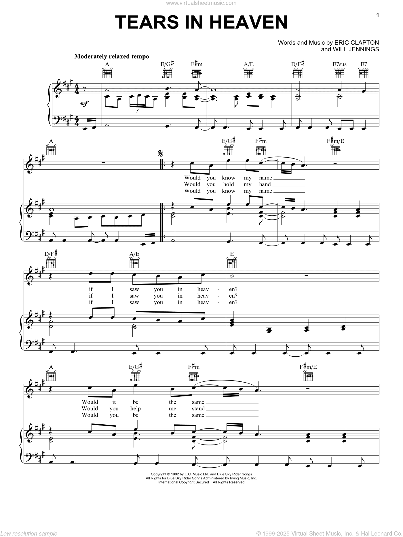 Tears In Heaven