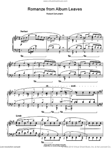 Romanze from Album Leaves