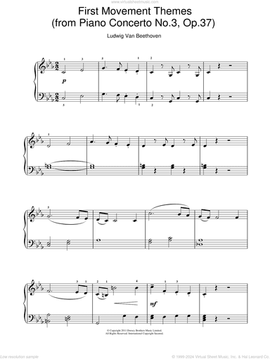 First Movement Themes (from Piano Concerto No.3, Op.37)