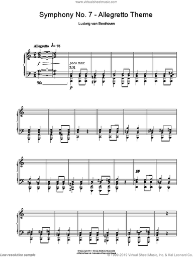 2nd Movement Theme - Allegretto (from Symphony No.7)