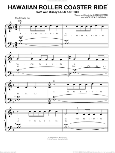 Hawaiian Roller Coaster Ride (from Lilo and Stitch)