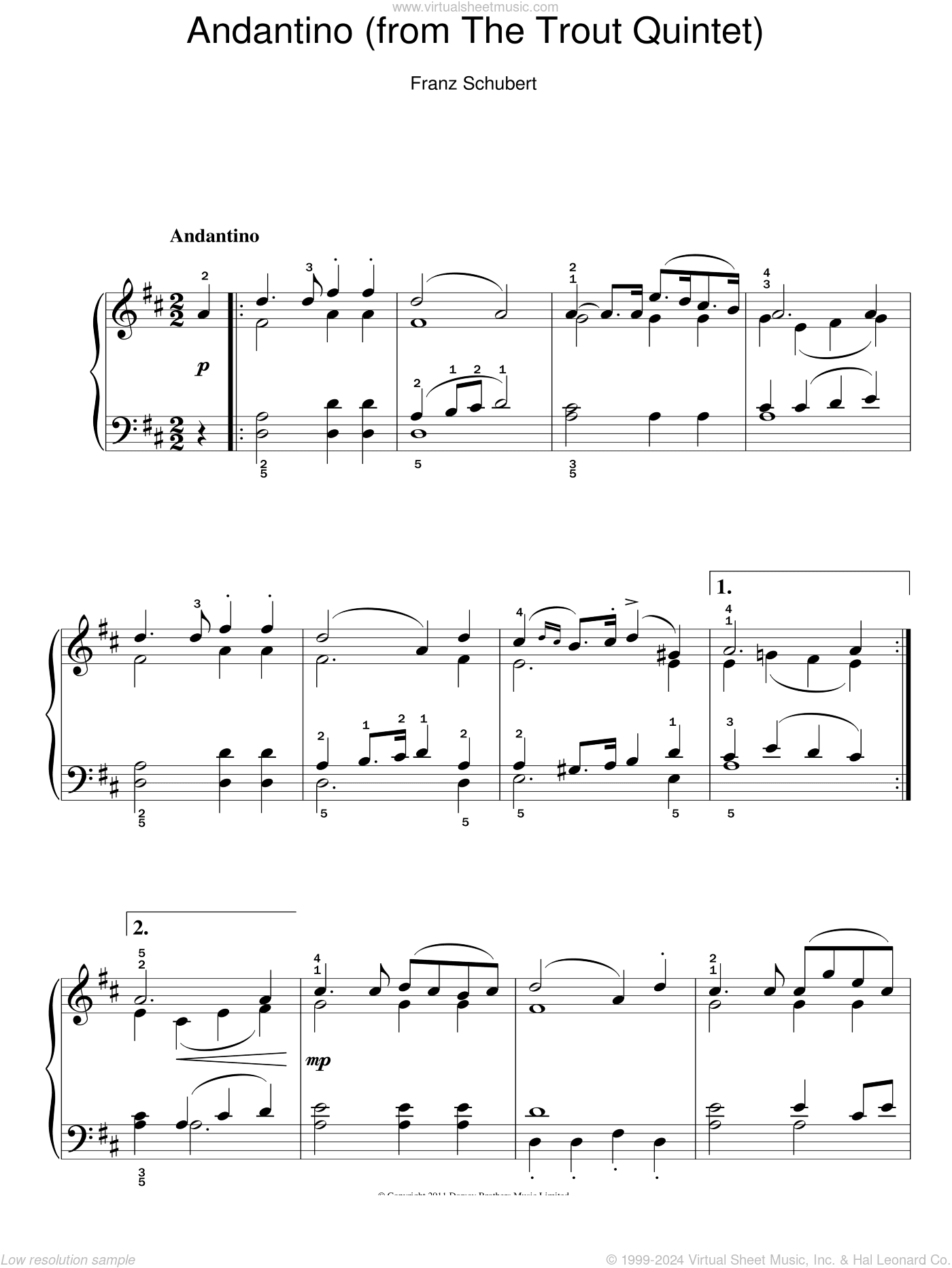 Theme From The Trout Quintet (Die Forelle)