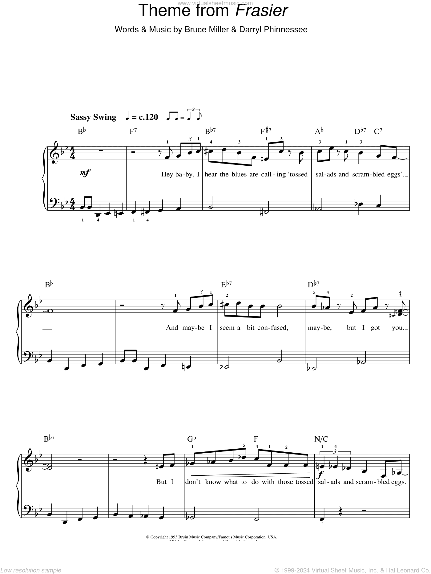 Tossed Salad And Scrambled Eggs (Theme from Frasier)