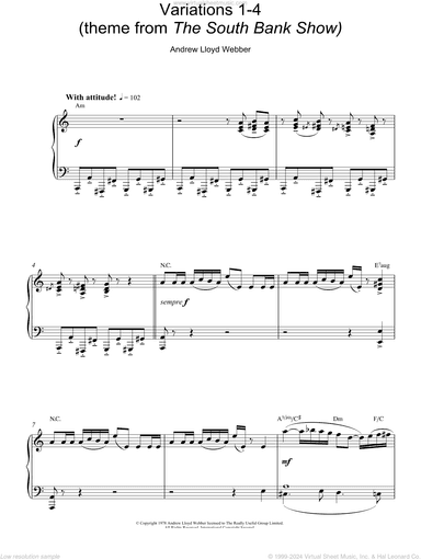 Variations 1-4 (theme from The South Bank Show)