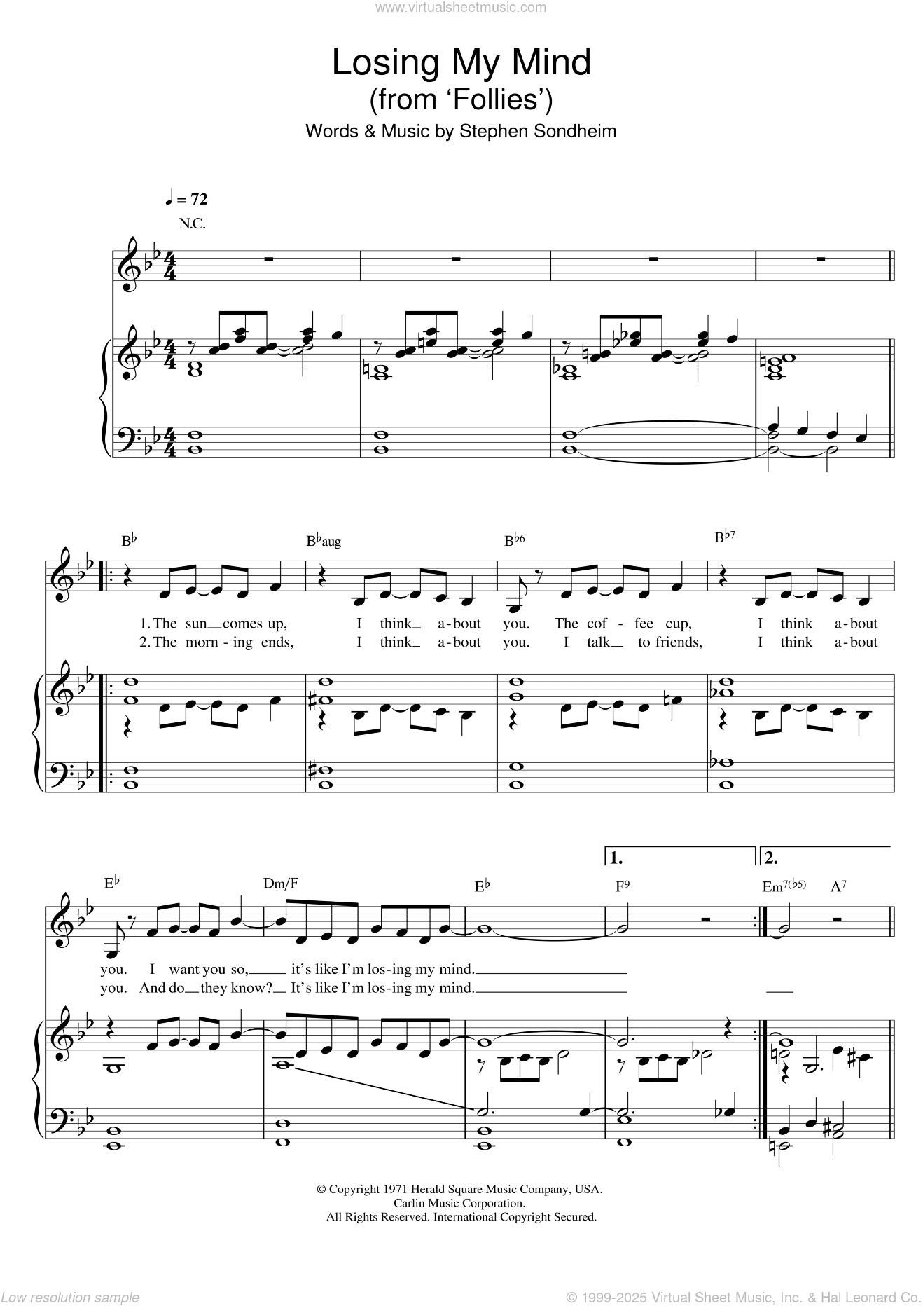 Losing My Mind (from 'Follies')