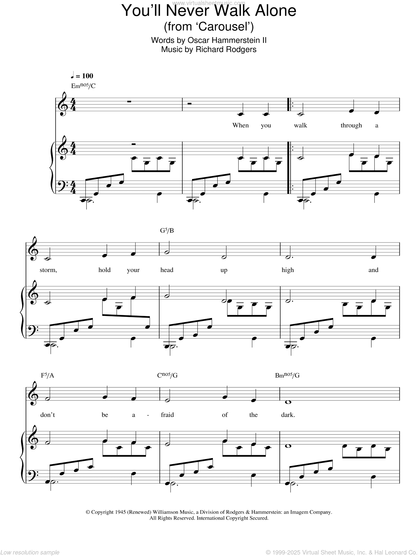 You'll Never Walk Alone (from Carousel)