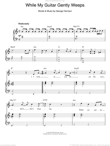 While My Guitar Gently Weeps