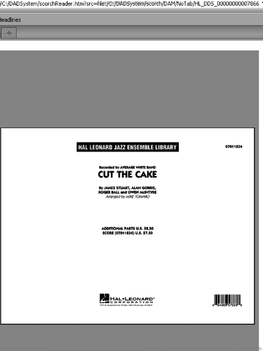 Cut The Cake (COMPLETE)